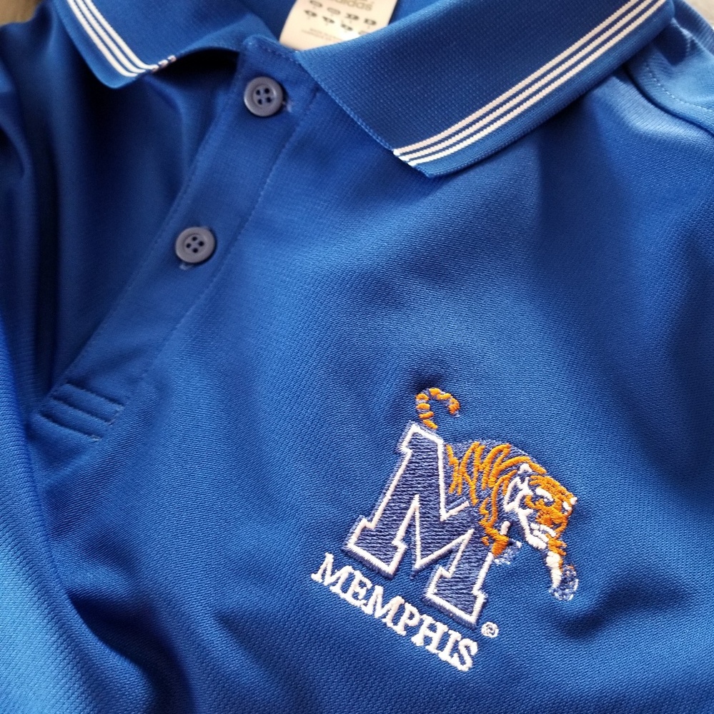 🔥ADIDAS Polo University of Memphis Tigers